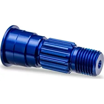 RC model Traxxas hřídel předního kola hliníková modrá