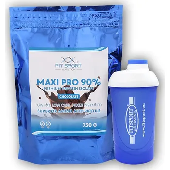 Protein FitSport Nutrition Maxi Pro 90% 750g + šejkr Fitsport Varianta: strawberry