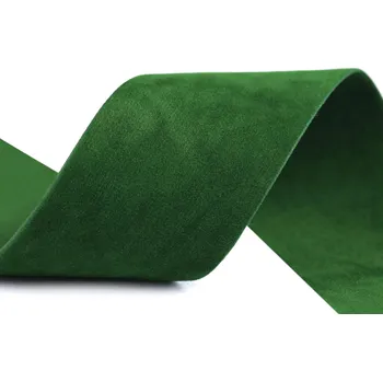 Stuha Semišová stuha velvet oboustranná šíře 40 mm