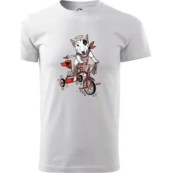 Bull terier anděl (Pecka design) - Triko extra velké (5-8XL) - 6XL ( Bílá )