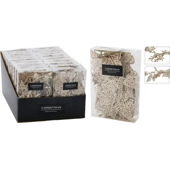 Vánoční dekorace girlanda LISTY 180cm ZLA mix 0.05 Kg MTA MAXMIX Sklad14 387321 ( MTA MAXMIX Sklad14 )