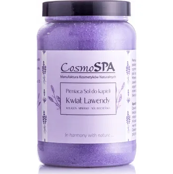 Koupelová kosmetika CosmoSPA Levandulový Květ 600 g sůl do koupele