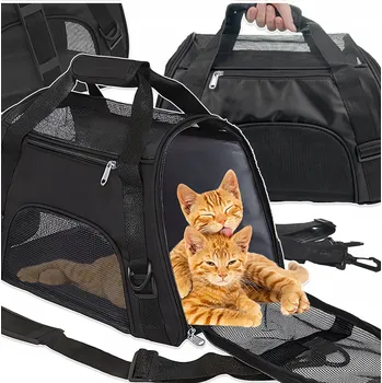 přepravka pro zvíře Přepravka K&M 52 cm x 25 cm x 31 cm černý