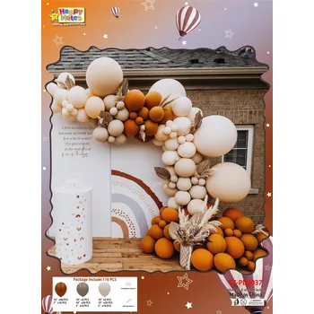 Balónek Sada 146 hnědých balónků ks