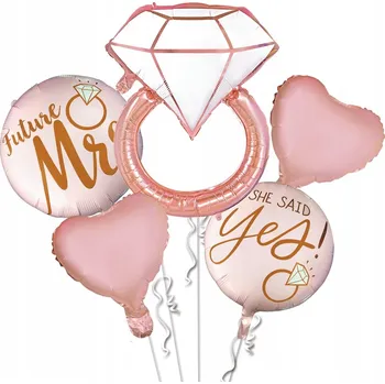 Balónek SADA BALÓNKŮ NA ROZLUČKA SE SVOBODOU ROSE GOLD VELKÉ
