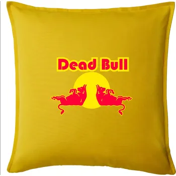 Polštář Dead Bull - Polštář 50x50 - 50x50 - Pouze potah ( Žlutá )