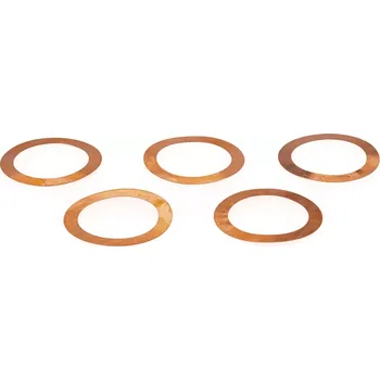 RC náhradní díl ALPHA POWER Podložky pod hlavu 0,2mm (pro .23 motory, 5ks.)