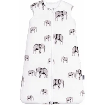 Spacák PULP BAMBOO Celoroční spací pytel pro děti TOG 1,75 - Big Elephants - do 6 měsíců