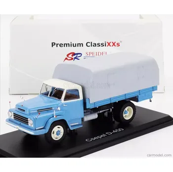Dětské zboží Premium classixxs Csepel D445 Truck Telonato 2-assi 1963 1:43 Světle Modrá Šedá