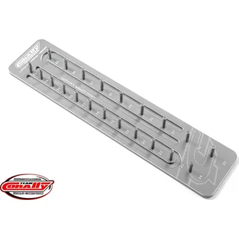 RC náhradní díl Team Corally Hliníkový držák pastorků 48DP/3,17mm hřídel (pro jednadvacet pastorků)