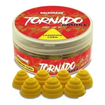 Boilies HALDORADO Tornado Pop Up XL Kalamáry Broskev 30gr 15mm