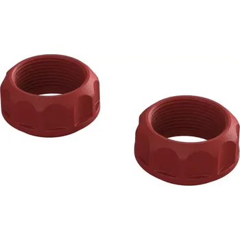 RC náhradní díl Arrma stavěcí matice tlumiče červená (2)