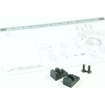 RC náhradní díl SWORKz plastové vedení brzdových ktoručů, 2+2 ks.