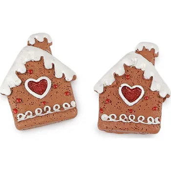 Vánoce Vánoční samolepicí perníčky, barva 4 přírodní stř.