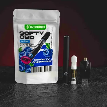 Přírodní produkt Kratom World Vaporizér CBD Blueberry Cheesecake 0,5ml