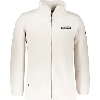 Pánská mikina Pánská fleece mikina ALTISPORT OMAL BÉŽOVÁ 5XL