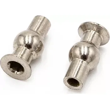 RC náhradní díl HOBBYTECH Kuličky do kloubků s oboustraným límcem 7mm, 2 ks.