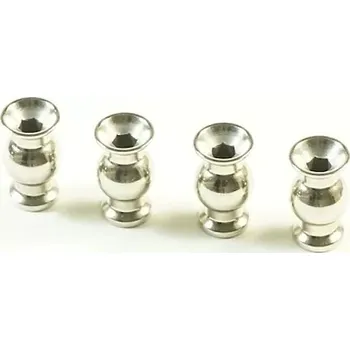 RC náhradní díl SWORKz ocelové 7mm kuličky s oboustraným límcem, 4 ks.