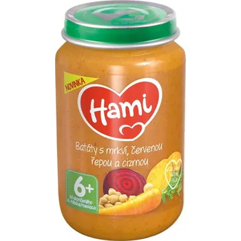 Hami Batáty s mrkví červenou řepou a cizrnou 200g 6m+