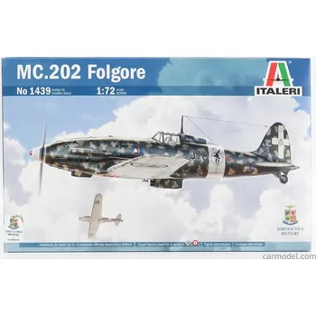 Plastikový model Italeri Aermacchi Mc.202 Folgore Airplane Military 1943 1:72 /