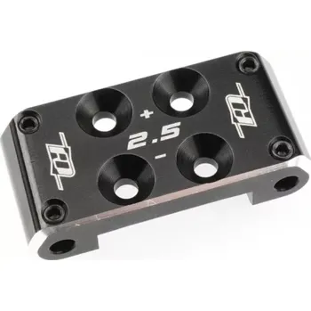 RC náhradní díl Revolution Design B7 přední hliníkový držák zavěšení / bulkhead +/-2.5°, černý