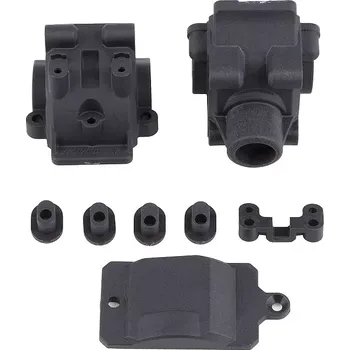 RC náhradní díl Associated RC10B74 FT obal/pouzdro diferenciálu, Carbon