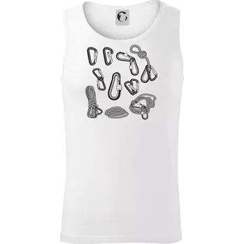 Horolezecké karabiny - Tílko pánské Core - XL ( Bílá )