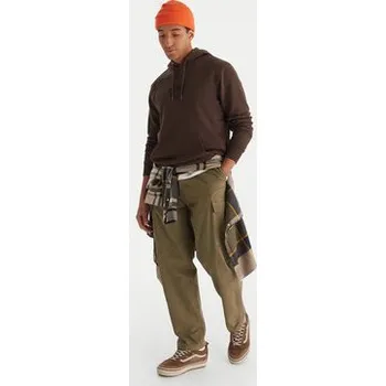 Pánská mikina Quiksilver Mikina Screen Fleece Fineline EQYFT05136 Hnědá Regular Fit XL