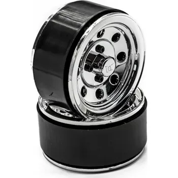 RC náhradní díl HOBBYTECH BEDLOCK 1,9" disky chromové, 2 ks.