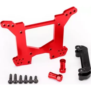 RC náhradní díl Traxxas věž zadních tlumičů hliníková červená