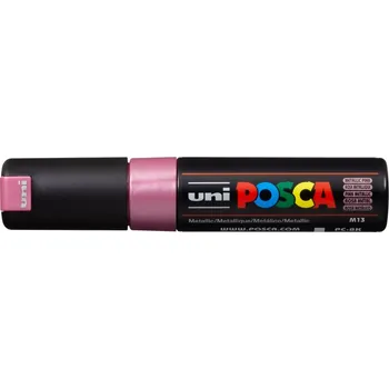 Akrylový popisovač UNI POSCA PC-8K 8mm - růžová metalíza