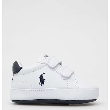 Chlapecké tenisky Dětské boty Polo Ralph Lauren bílá barva RL100731 00X, EUR 17