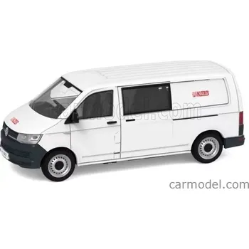 autíčko Tiny toys Volkswagen T6 Van Transporter 2015 1:64 Bílá
