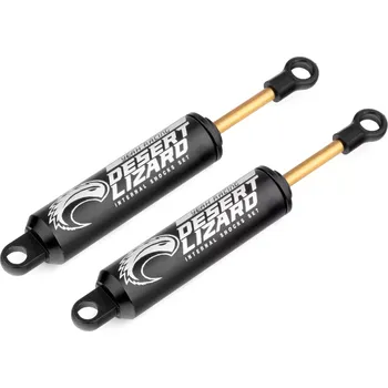 RC náhradní díl Yeah Racing Hliníkové olejové tlumiče Desert Lizard, černé 90mm ( 2 ks )