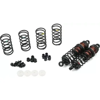 RC náhradní díl Yeah Racing Hliníkové olejové tlumiče Big Bore Go, černé 65mm ( 2 ks )