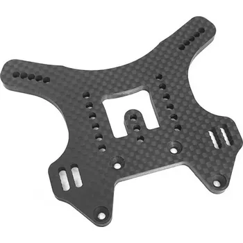 RC náhradní díl SWORKz S35-4/4E uhlíkové zadní parohy/držáky olejových tlumičů “by RC Carbon Cavalieri”