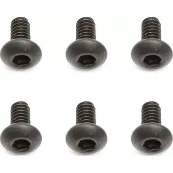 RC náhradní díl Associated M2x0,4x4 Imbusový šroub s kulatou hlavou, 10 ks.