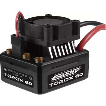 RC náhradní díl TEAM CORALLY waterproof střídavý 60A regulátor - TOROX 60