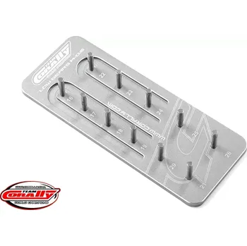 RC náhradní díl Team Corally Hliníkový držák pastorků M0,6/3,17mm hřídel (pro jedenáct pastorků)