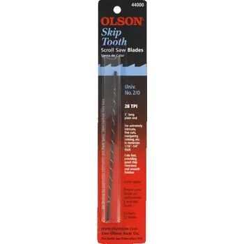 RC vybavení Shesto Olson list do lupénkové pilky 0.97x0.41x127mm vlčí zub 12.5TPI (12ks)