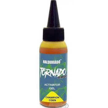 Návnadové aroma HALDORADO Tornado Smoke Activator Gel Champion Corn 60ml