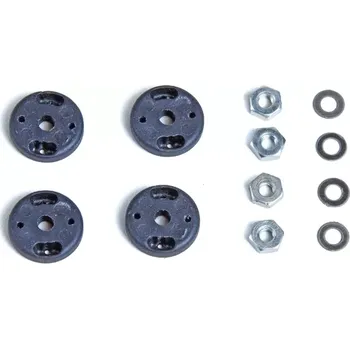 RC náhradní díl GM RACING Pístní talířky tlumičů, 4 ks.