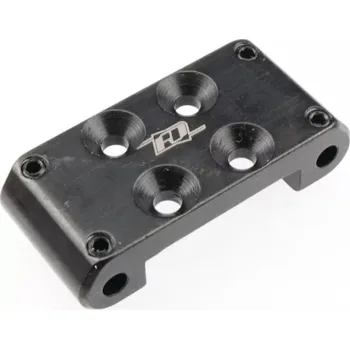 RC náhradní díl Revolution Design B7 přední ocelový držák zavěšení / bulkhead 0°, černý