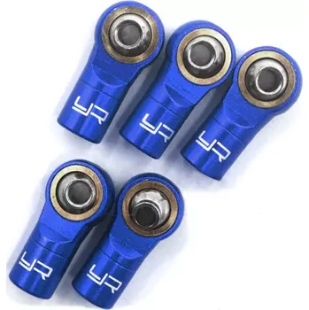 RC model Yeah Racing Kovový AL kulový čep M3, 5ks, Modrý, opačný závit