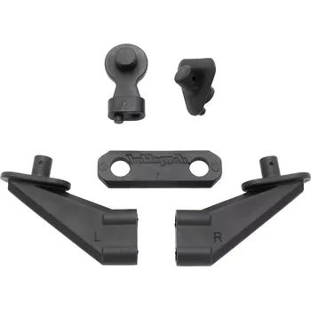 RC náhradní díl HOBBYTECH Xmid držák zadního křídla + sloupek karoserie