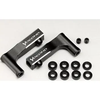 RC náhradní díl YOKOMO YD-2 hliníková přední horní I-ramena (černá)