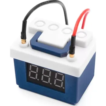 RC náhradní díl Kavan Baterie s ukazatelem napětí modrá expedice 1/10