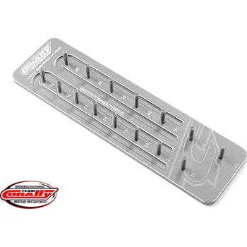 RC náhradní díl Team Corally Hliníkový držák pastorků M0,6/3,17mm hřídel (pro patnáct pastorků)