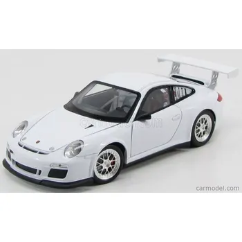 autíčko Welly Porsche 911 997-2 Gt3 Coupe 2011 1:18 Bílá