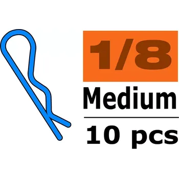 RC náhradní díl Revtec Sponka karosérie střední 45° černá (10) - expresní doprava